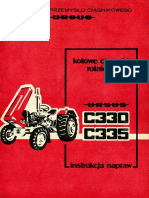 Ursus - c330 c335 Instrukcja Napraw 1986 PDF