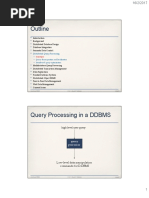 Outline: Distributed Query Processing