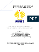 Makalah Konservasi Bencana Alama Dan Penanggulangannya Kelompok 10