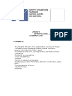 Introducción a la construcción: Proyecto civil, tipos y características