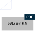 IPER: Identificación de Peligros y Evaluación de Riesgos