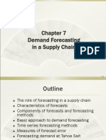 Demand Forecasting in A Supply Chain