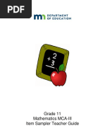 Leap 2025 Grade 8 Math Practice Test Answer Key | PDF | Mathematics