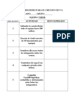 Tarjeta de Registro Del Circuito