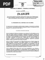 Decreto 1090 Del 28 de Junio de 2018