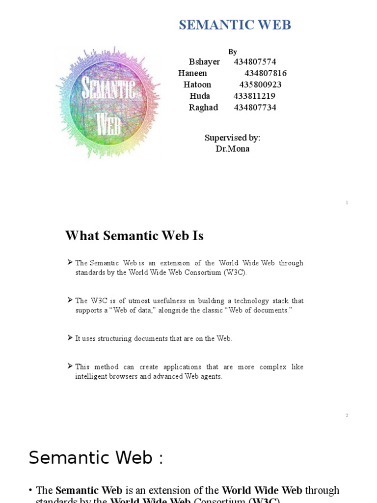 Understanding the Semantic Web | PDF | Semantic Web | Ontology ...
