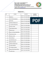 Presensi Panitia GM