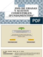 Analisis de Grasas y Aceites Comestibles