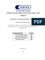 Proyecto de Invercion DEFYP V CICLO