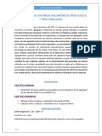 Ensayo de Pesos Unitarios Volumétricos