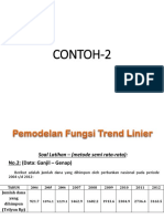 TREND LINIER PELANGGAN SELULER