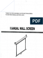 Manual Wall Screen