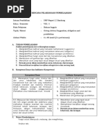 Rpp Bahasa Inggris Kelas 8 Kd 3 2 Dan 4 2 Bahasa Inggris Pdf