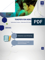 s9 Pedestrian Los and Introduction TDM