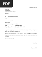 Contoh Surat Cuti Hamil