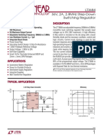 Features Description: Lt3684 36V, 2A, 2.8Mhz Step-Down Switching Regulator