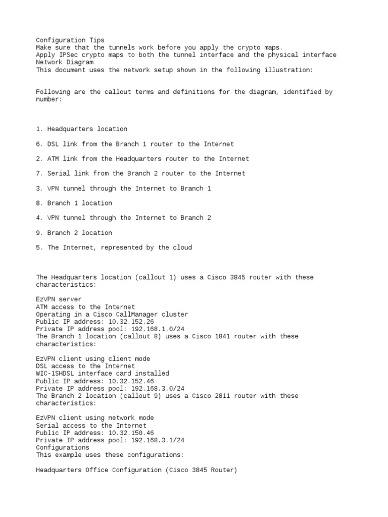 VPN Configuration Guide | PDF | Virtual Private Network | Router (Computing)