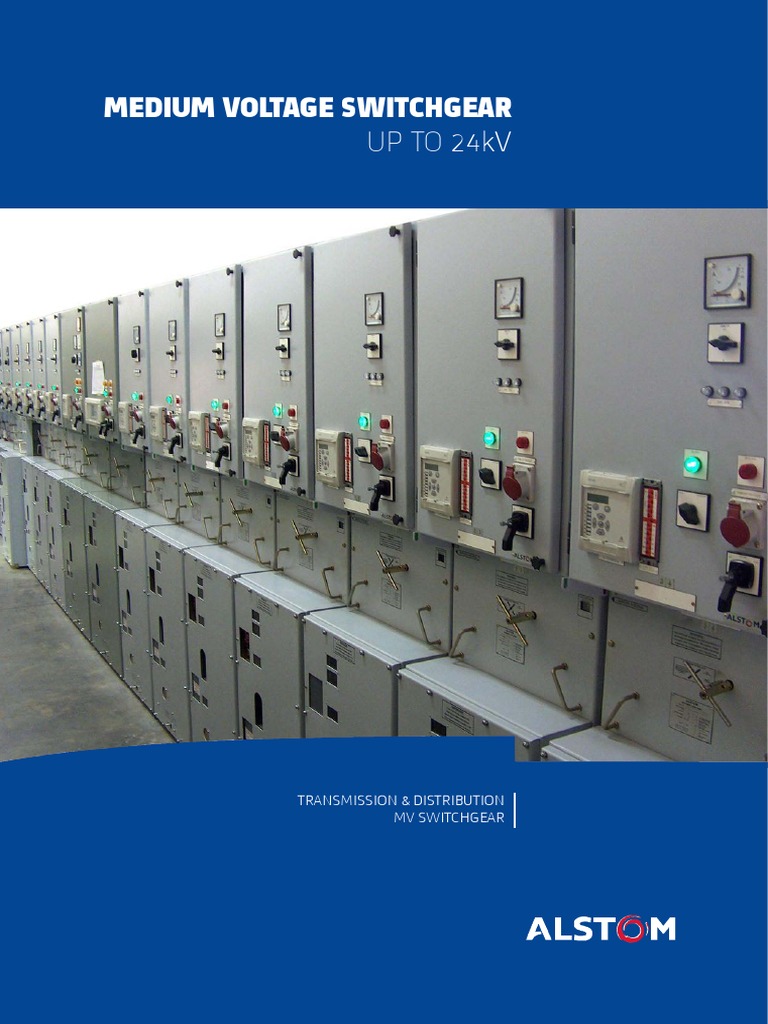 MV Switchgear 24kV PDF | PDF | Electrical Substation | Components