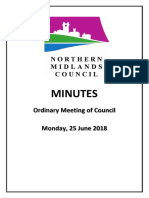 Northern Midlands June Meeting Minutes