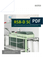 RSB-D-50 Draw Frame Leaflet 2848-V11 86290 Original English 86290