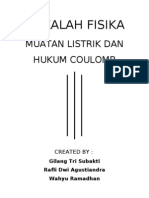 Makalah Fisika (Muatan Listrik Dan Hukum Coulomb)