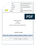 Method Statement For Road Works