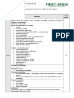 Plano de Aula - NR 13 Caldeiras - 16hs