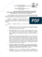 DOLE Department Order 150 16 PDF