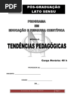2-APOSTILA - Módulo - Tendências Pedagógicas – 40h