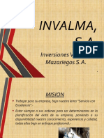 Invalma, S.A