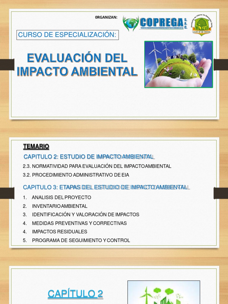 Curso de Especialización en EIA | PDF | Evaluación de impacto ambiental ...