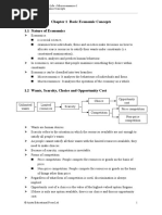 1 - Basic Economic Concepts