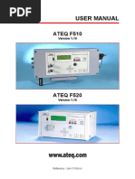 ATEQ F620 Quick Start Manual | PDF | Menu (Computing) | Usb