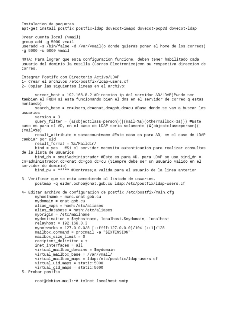 Guia | PDF | sistema de nombres de dominio | Protocolos de red