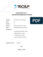 Análisis del balance de materia en el proceso de elaboración de mermelada de manzana y piña