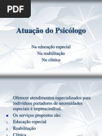 Atuação Do Psicólogo Ok