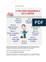 9 Tips para Enamorar A Sus Clientes