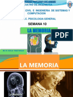 La Memoria PSicologia