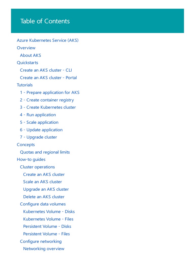 AKS Quickstart: Deploy Kubernetes Cluster | PDF | Microsoft Azure ...