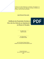 Modificação Das Propriedades Mecânicas Do Polietileno de Ultra-Alto Peso Molecular Por Implantação Iônica Por Imersão em Plasma de Nitrogênio