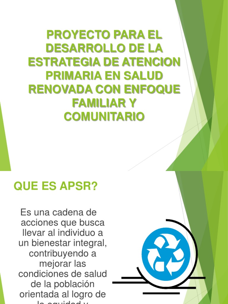 Estrategia Renovada de Atención Primaria | PDF | Cuidado de la salud ...