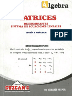 Cuzcano - Álgebra Matrices Teoría y Práctica - Uni