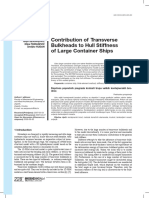 Contribution of Transverse Bulkheads FEM