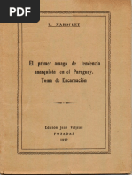 El Primer Amago de Tendencia Anarquista en El Paraguay. Toma de Encarnacion - L. Naboulet