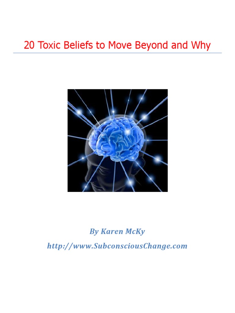 20 Toxic Beliefs To Move Beyond and Why | PDF | Fight Or Flight ...