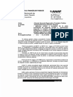 Raspuns Adresa ANAF Anulare Emitere Decizii Impunere Avocati CAS 180118