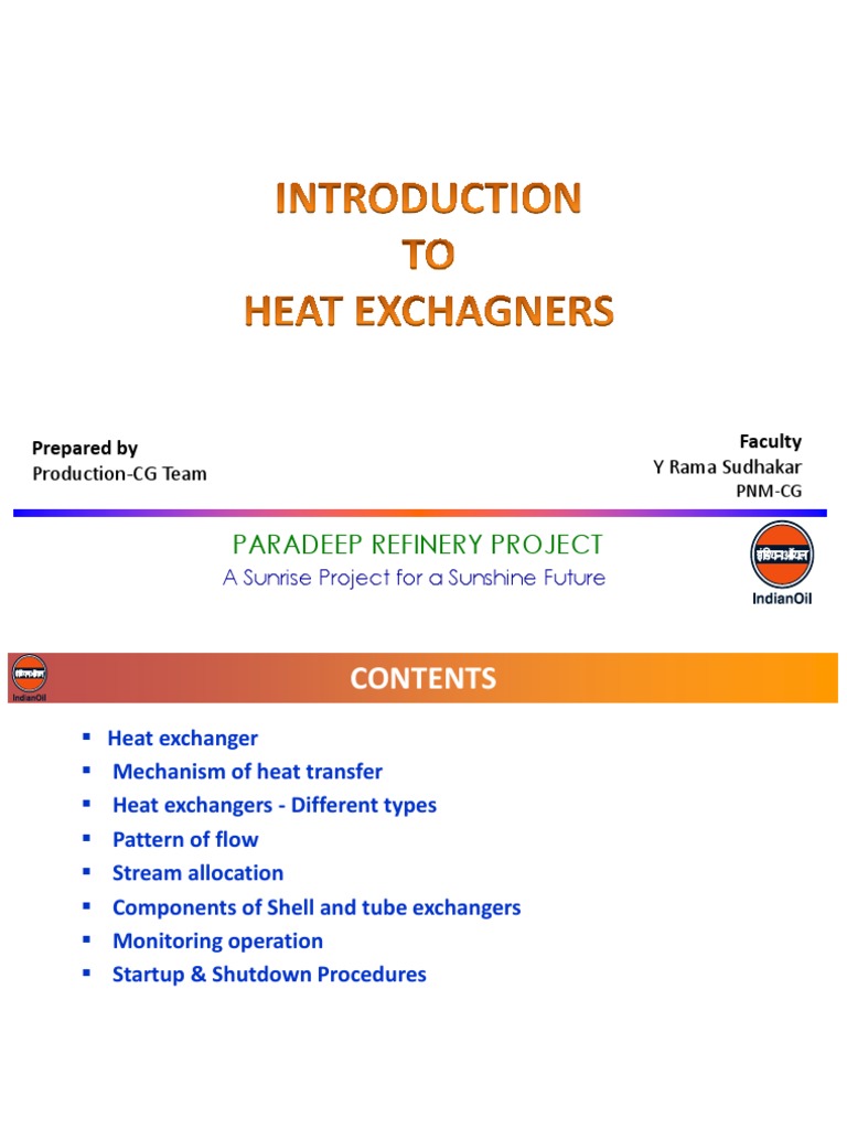 Introduction To Heat Exchangers PDF PDF Heat Exchanger Heat Transfer