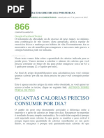 Calorias Para Emagrecer 1 Kg Por Semana