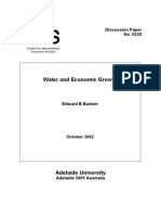 Water and Economic Growth - Barbier