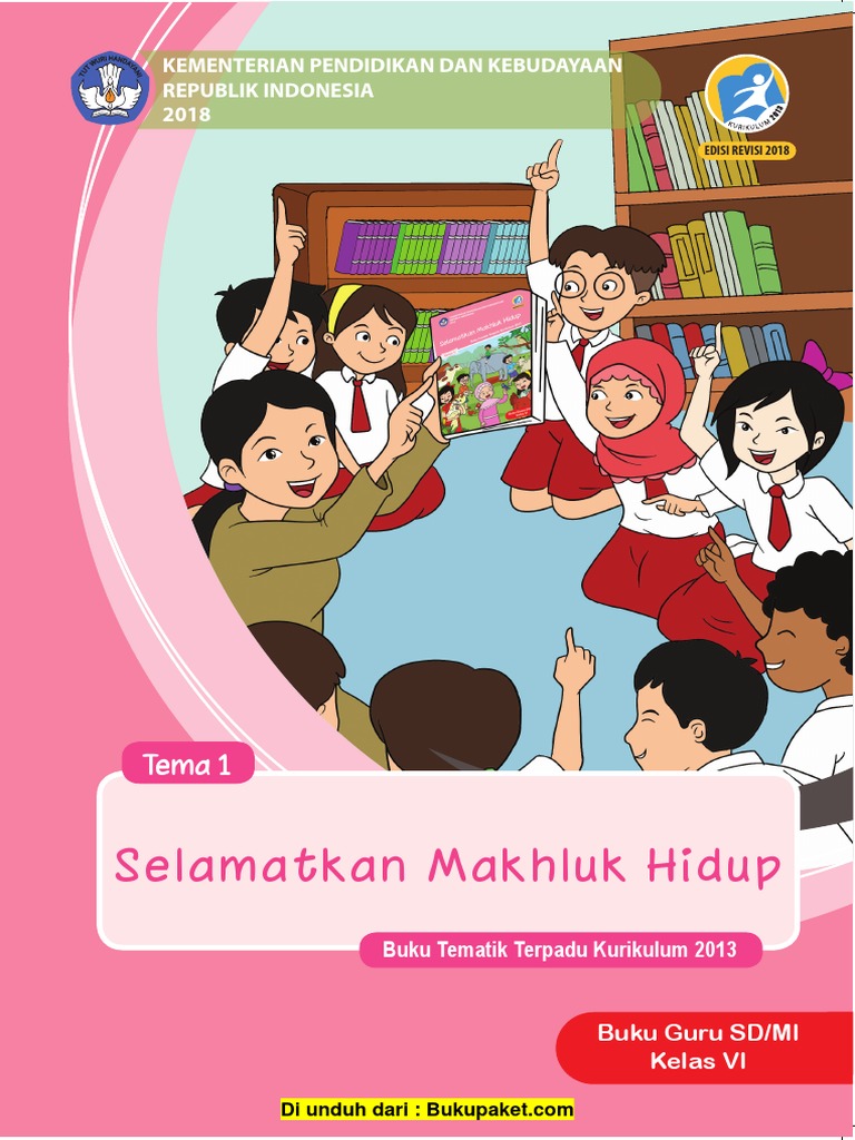 Buku Guru Kelas 6 Tema 1 Revisi 2018